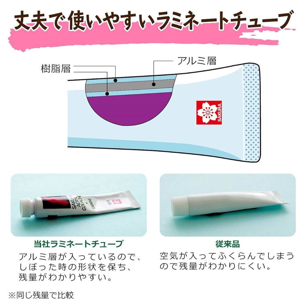 サクラクレパス 絵の具 アクリルガッシュ 12色13本(白2本)入り AGW13 6g7v4d0 Amazon.co.jp: サクラクレパス 絵の具 アクリルガッシュ 12色13